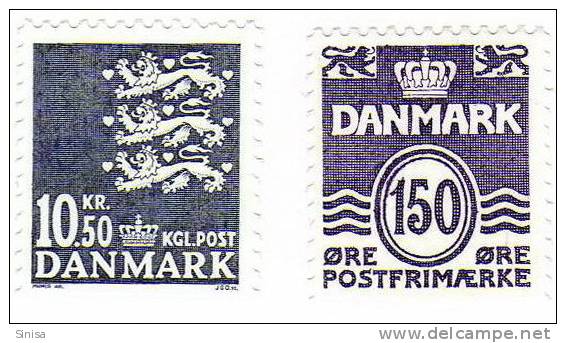 Denmark / Definitives / Heraldics - Unused Stamps
