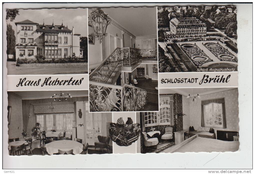 5040 BRÜHL, Pension "Haus Hubertus" 1962 - Bruehl