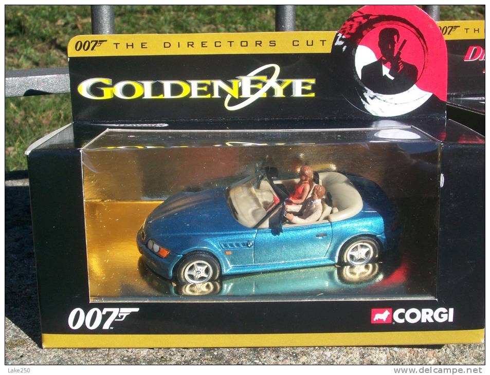 CORGI TOYS - SERIE 007 BMW Z 3  Serie Oro AVEC SA  BOITE  Scala 1/36 - Corgi Toys