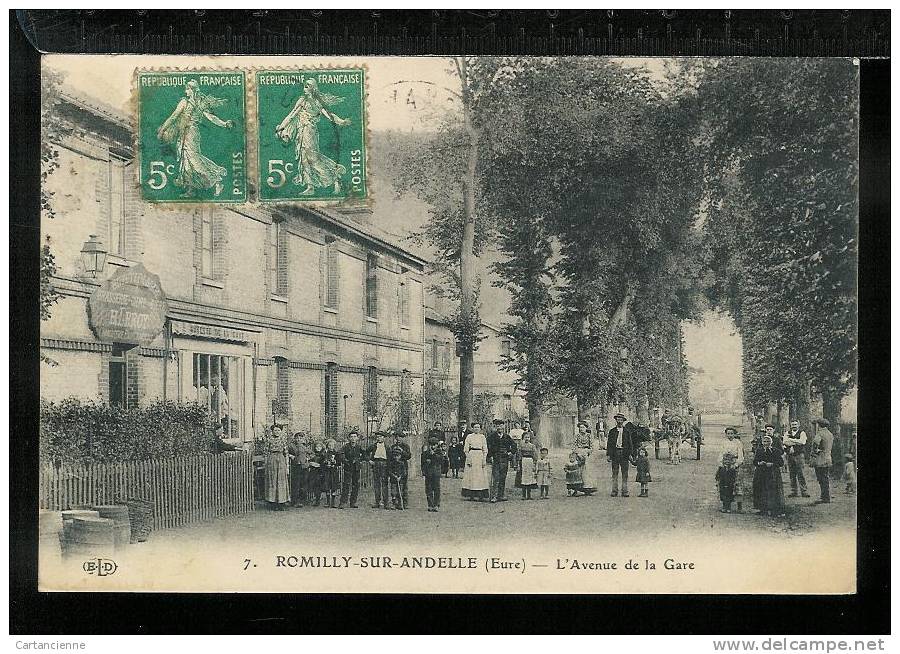 ROMILLY-SUR-ANDELLE - L'Avenue De La Gare - Other & Unclassified