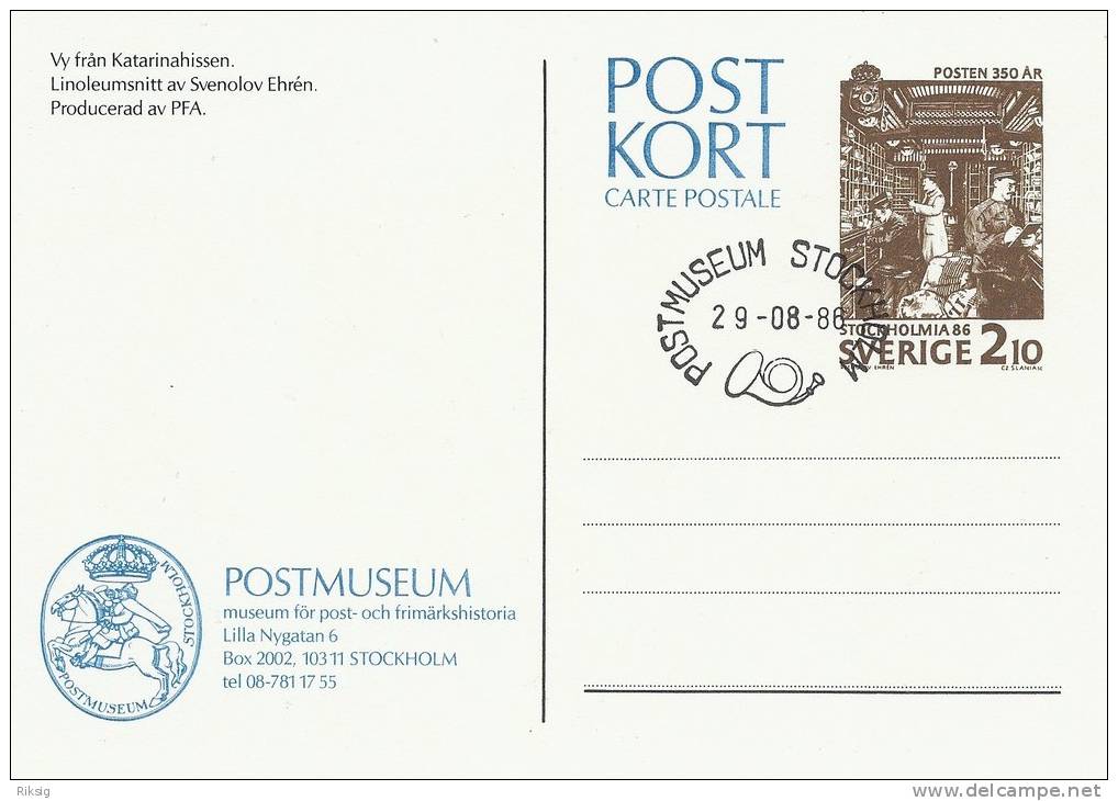 Sweden - Postal Stationery  5 Cards  # 232 # - Ganzsachen