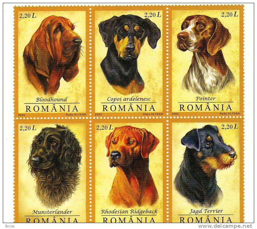 Romania / Animals / Dogs - Ongebruikt
