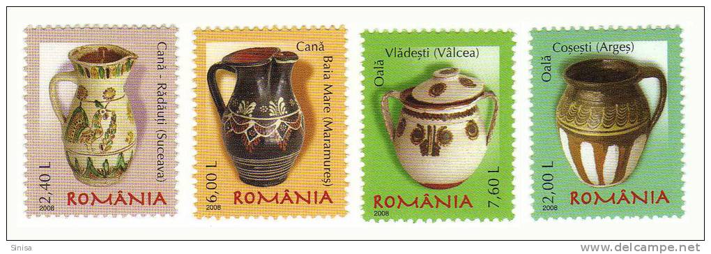 Romania / Definitives / Artworks / Ceramics / Clay Crafts - Ungebraucht