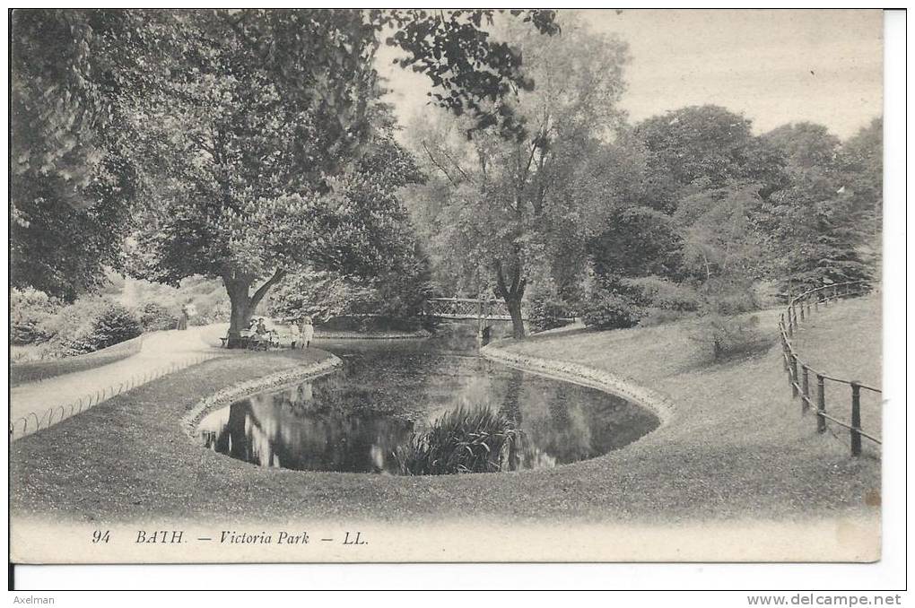 BATH: Victoria Park En 1914 - Bath