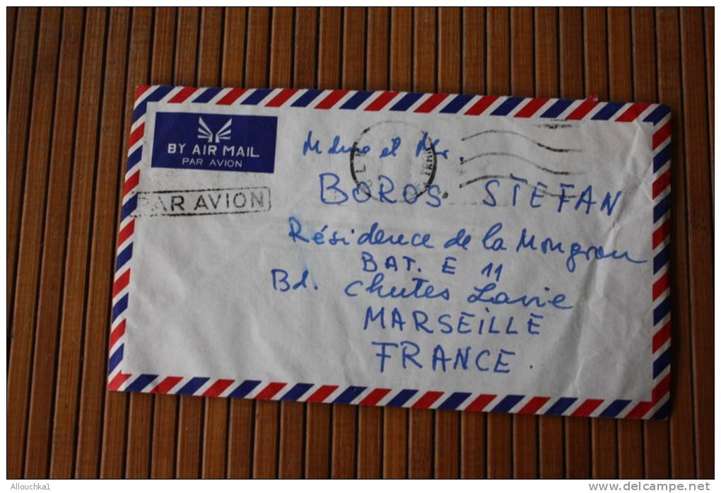 Lettre Avec Jolis Timbres Espace Space De Roumanie Romana Pour Marseille France Par Avion&mdash;&gt; Marcophilie - Marcophilie