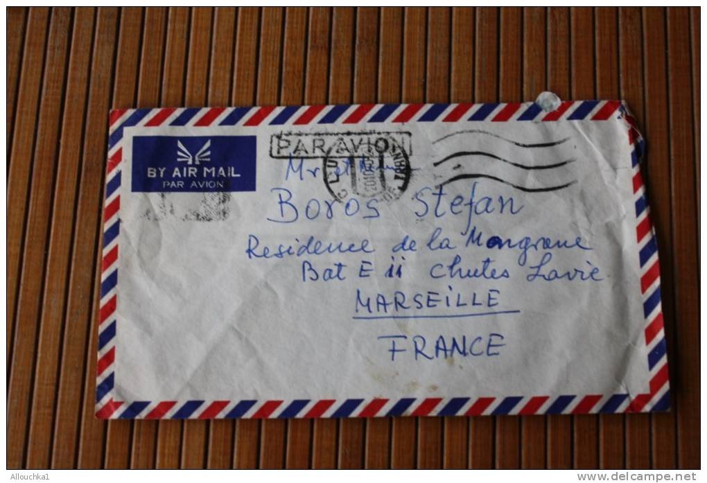 Lettre Avec Jolis Timbres De Roumanie Romana Pour Marseille France Par Avion&mdash;&gt; Marcophilie - Poststempel (Marcophilie)