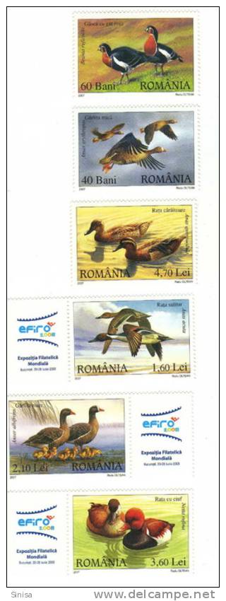 Romania / Animals / Birds / Ducks - Ongebruikt