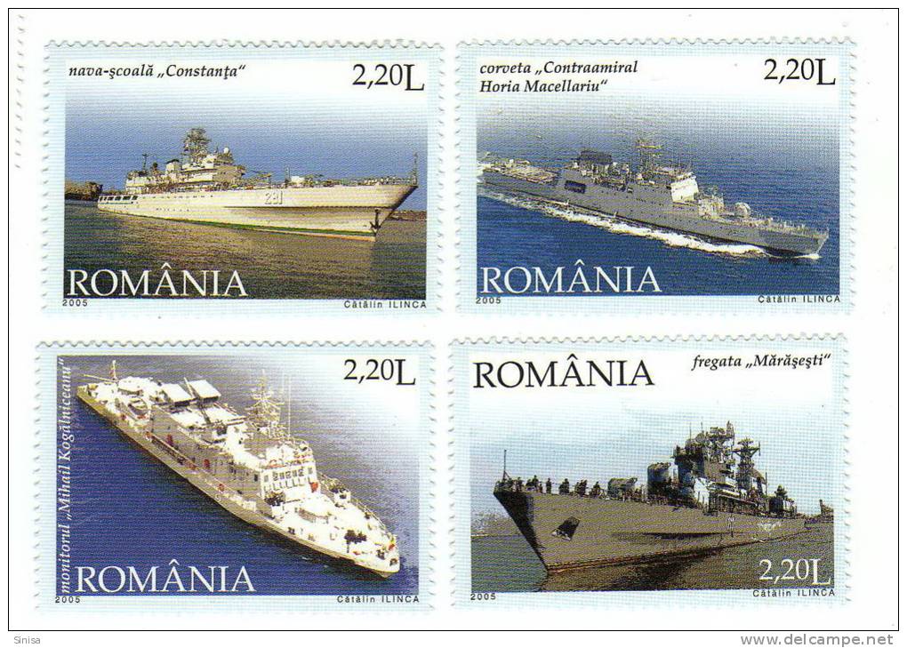 Romania / Military Boats / Fregata / Corveta - Ongebruikt