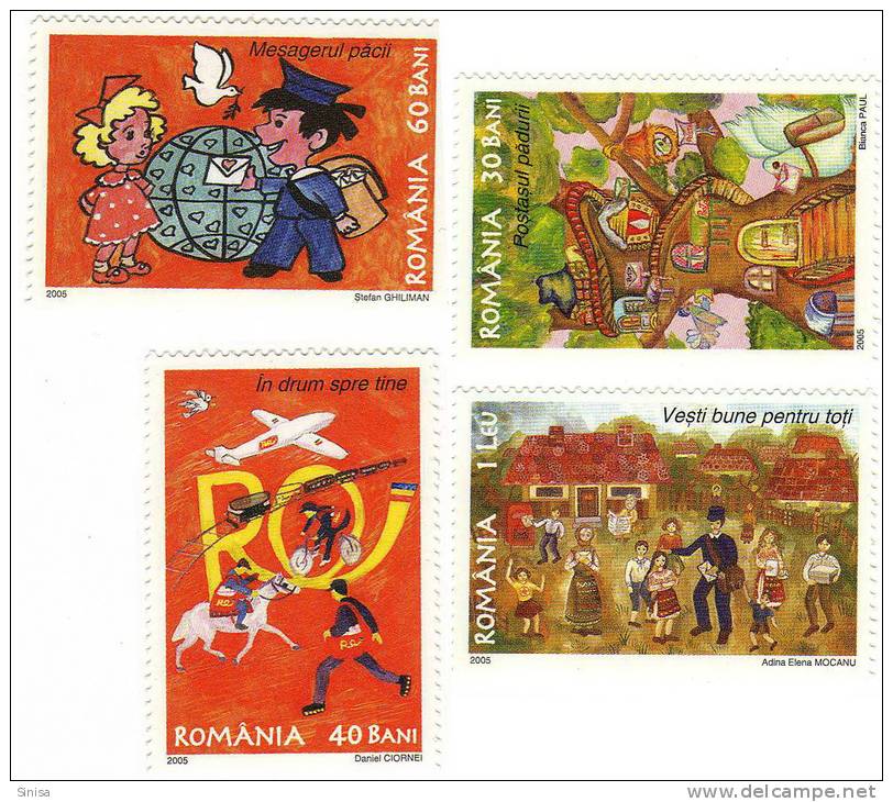 Romania / Post / Postal Traffic / Postman - Ongebruikt