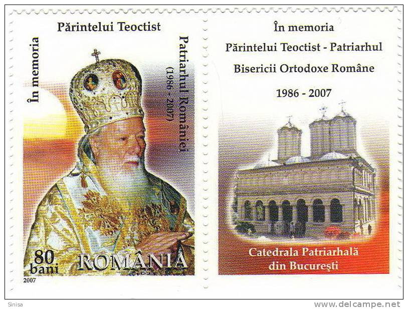 Romania / Religion / Orthodox Patriarh - Ongebruikt