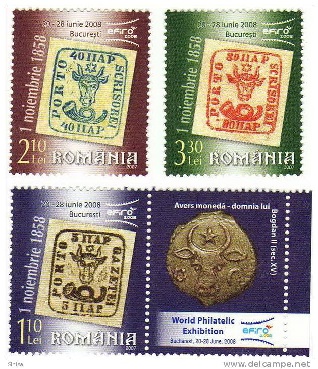 Romania / World Philatelic Exhibition EFIRO 2008 - Ongebruikt