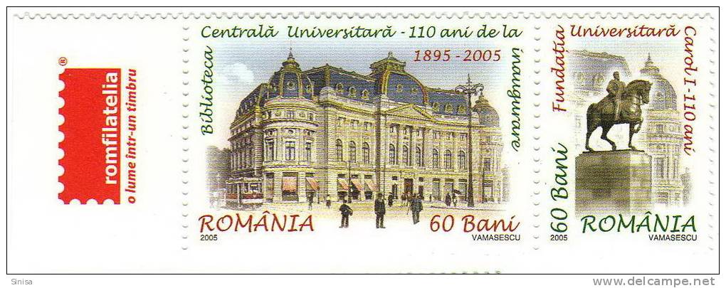 Romania / Library - Neufs