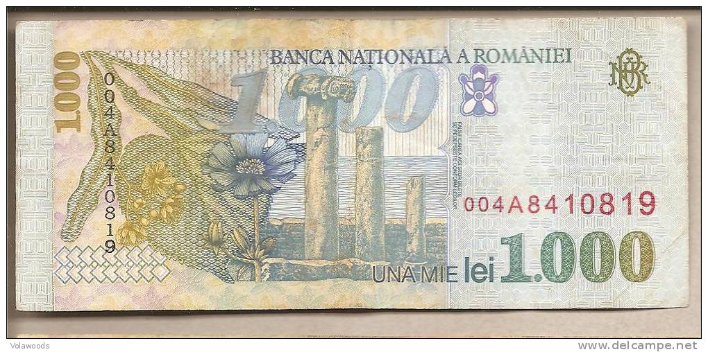 Romania - Banconota Circolata Da 1000 Lei - 1998 - Rumania