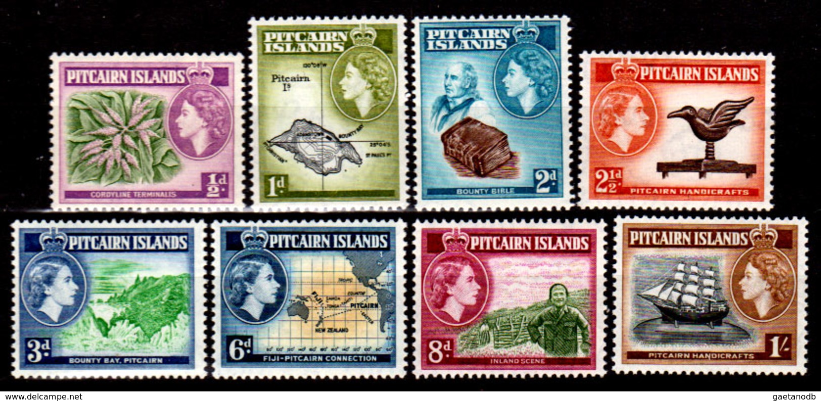 Pitcairn-0007 - Emissione 1957 (++) MNH - Senza Difetti Occulti. - Pitcairninsel