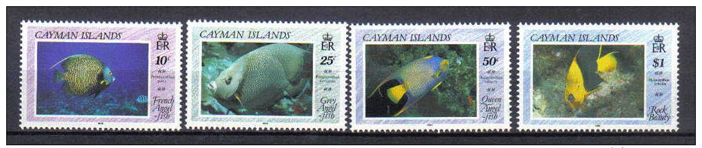 ANTee351 - CAYMAN , Serie N. 652/655  *** - Pesci