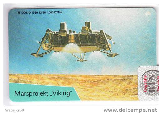 Germany - O 1539, Eroberung Des Weltraums: Marsprojekt "Viking", Space, 1000ex, 12/96, Mint - O-Series : Séries Client