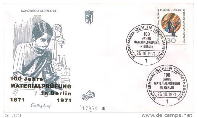 Germany / Berlin - Mi-Nr 416 FDC (C556)- - 1971-1980