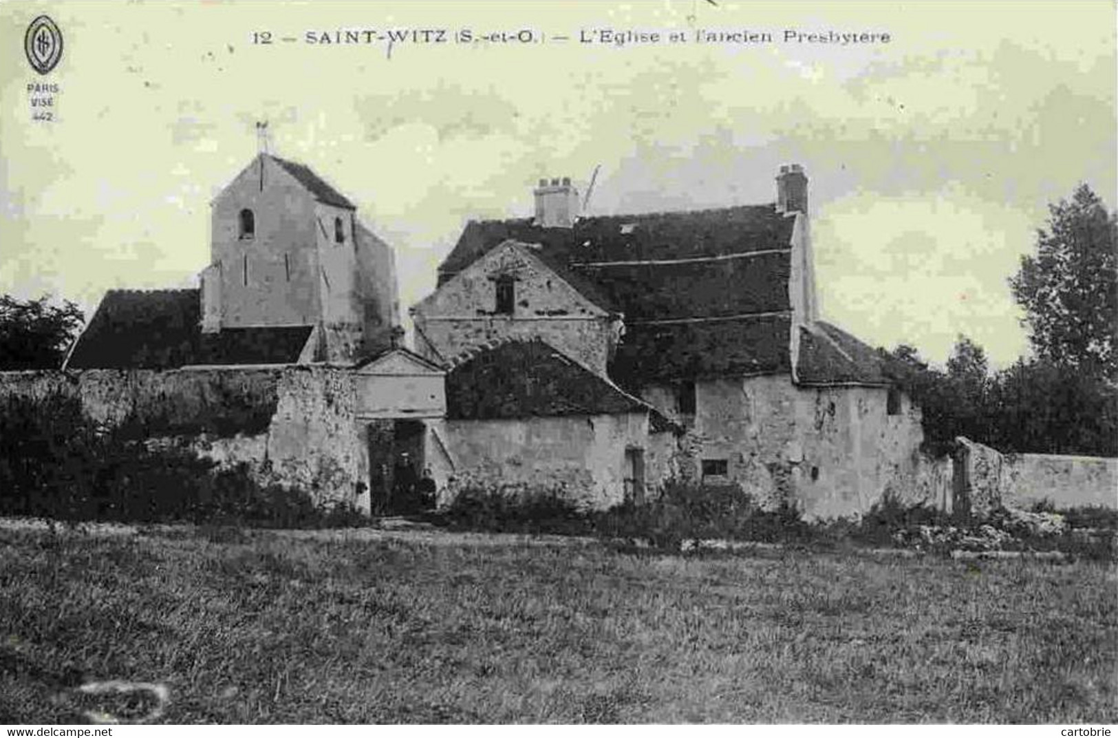 Dépt 95 - SAINT-WITZ - L'Église Et L'ancien Presbytère - Saint-Witz