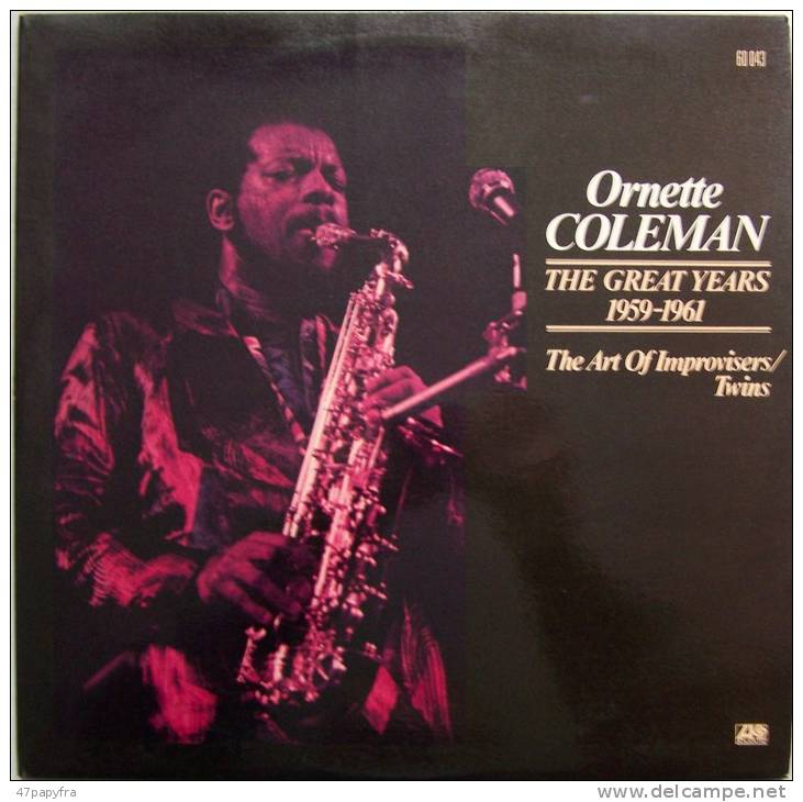 ORNETTE COLEMAN RARE Double LP JAZZ The Art Of Improvisers / Twins M / M Parfait état  FRENCH - Jazz