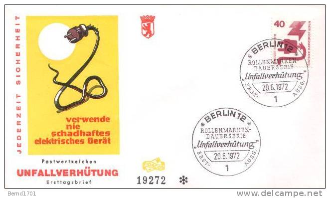 Germany / Berlin - Mi-Nr 407 FDC (C561)- - 1971-1980