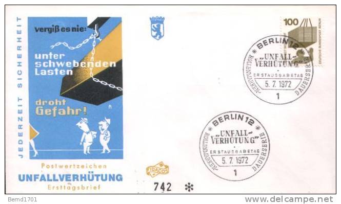 Germany / Berlin - Mi-Nr 410 FDC (C563)- - 1971-1980