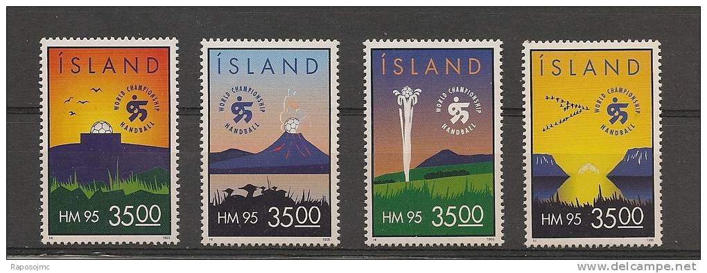 Islandia 1995, Balonmano. - Unused Stamps