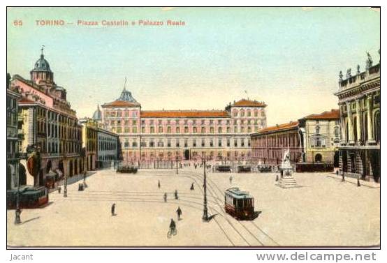 Torino - Piazza Castello E Palazzo Reale - Animée - Tramway - Palazzo Reale