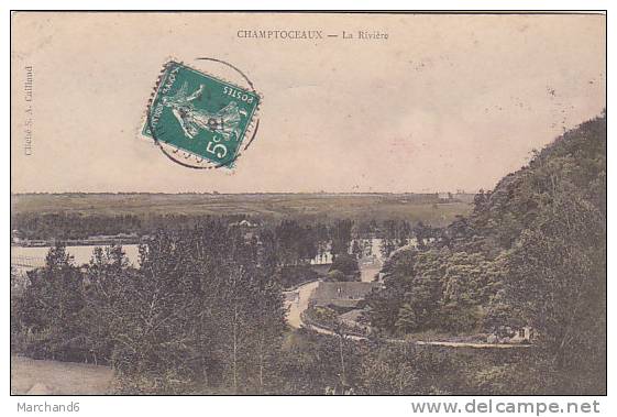 MAINE ET LOIRE CHAMPTOCEAUX LA RIVIERE Editeur S A Caillaud - Champtoceaux