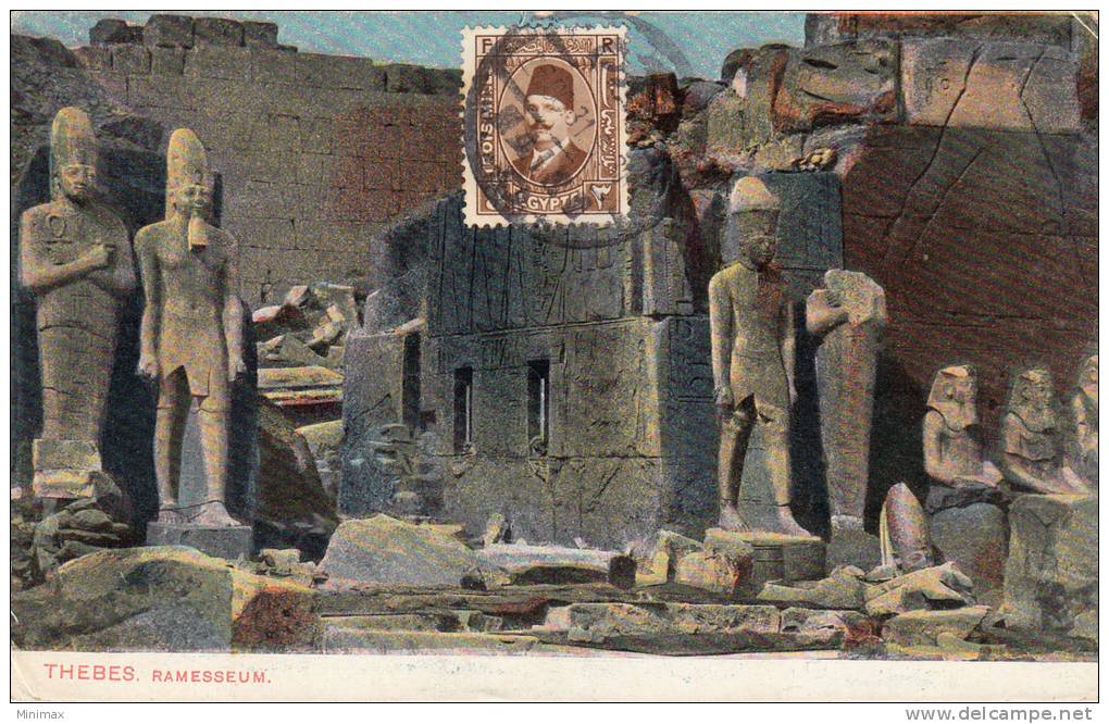 Thebes - Ramesseum, 1931, Timbre - Louxor