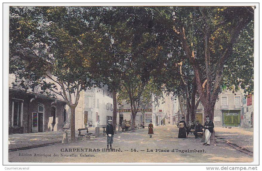 CPA - CARPENTRAS (Vaucluse) - La Place D'Inguimbert - Carpentras
