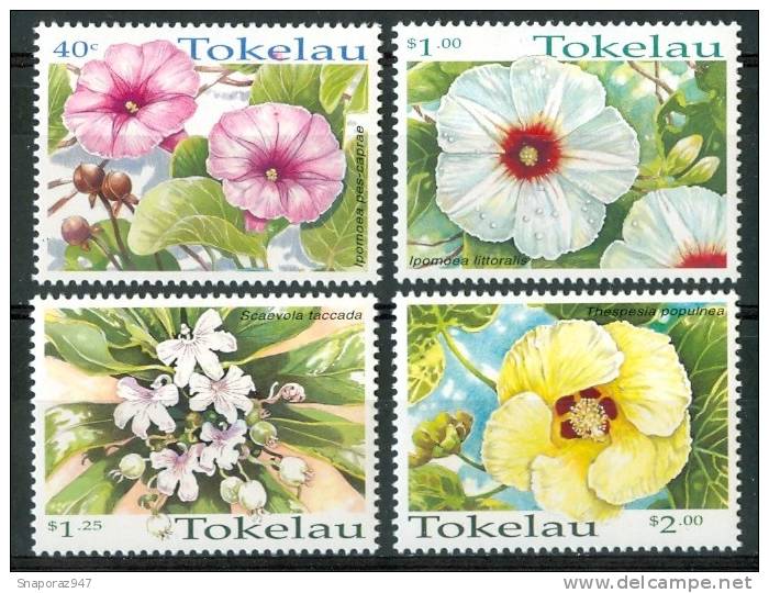 1998 Tokelau Flora Fiori Flowers Fleur Set MNH** Te210 - Otros & Sin Clasificación