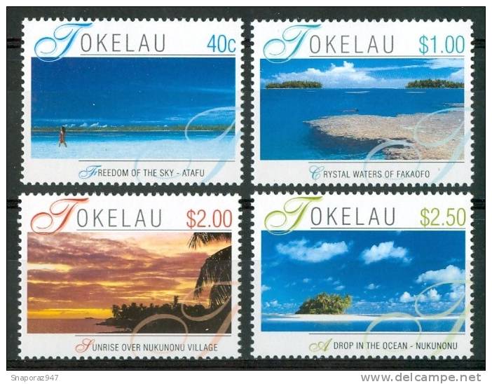 2001 Tokelau Paesaggi Landscapes Paysages Set MNH** Te218 - Altri & Non Classificati