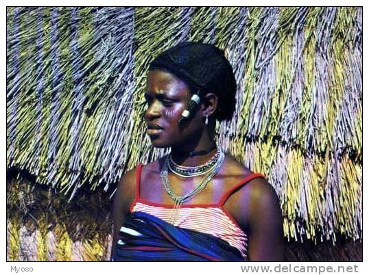 BENIN Province Du Borgou Jeune Femme Peul , Bijoux - Benin