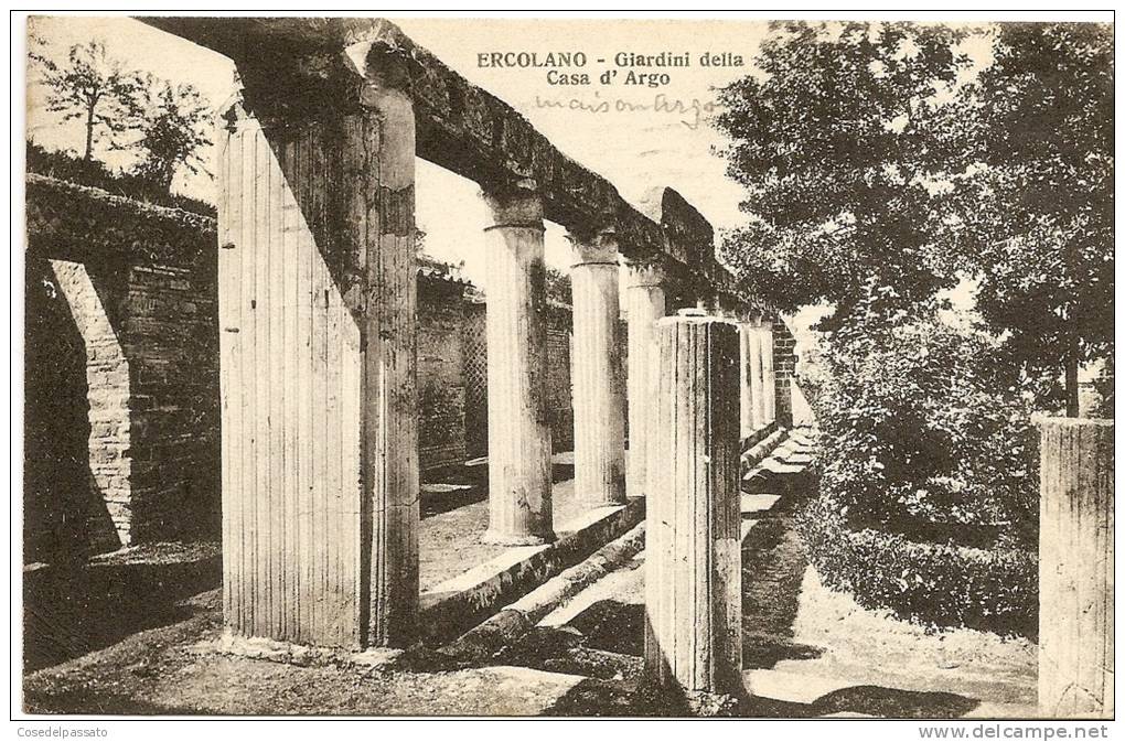 886 ERCOLANO- GIARDINI DELLA CASA D'ARGO - Ercolano