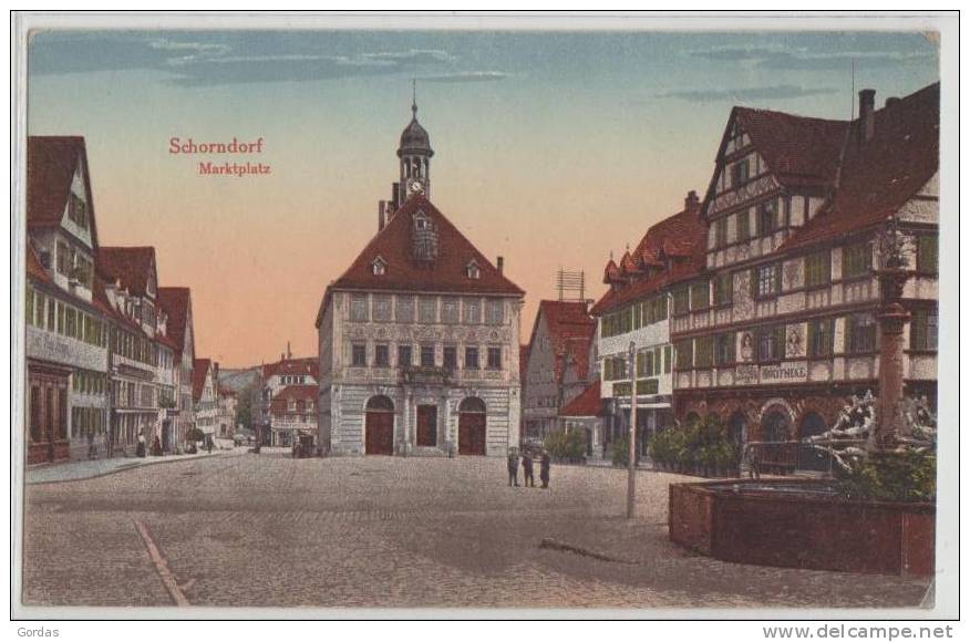 Germany  - Schorndorf - Marktplatz - Schorndorf