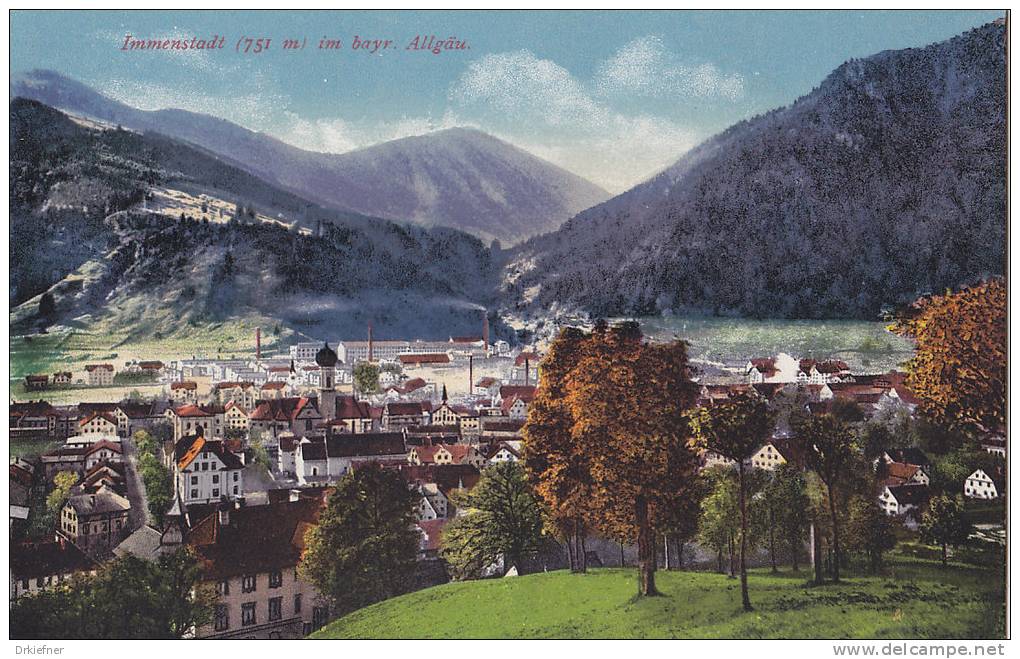Immenstadt Im Allgäu, Gesamtansicht, Um 1920 - Immenstadt
