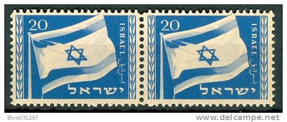 Israel - 1949, Michel/Philex No. : 16, - ERROR "IsraCl" - MNH - *** - No Tab - Non Dentelés, épreuves & Variétés
