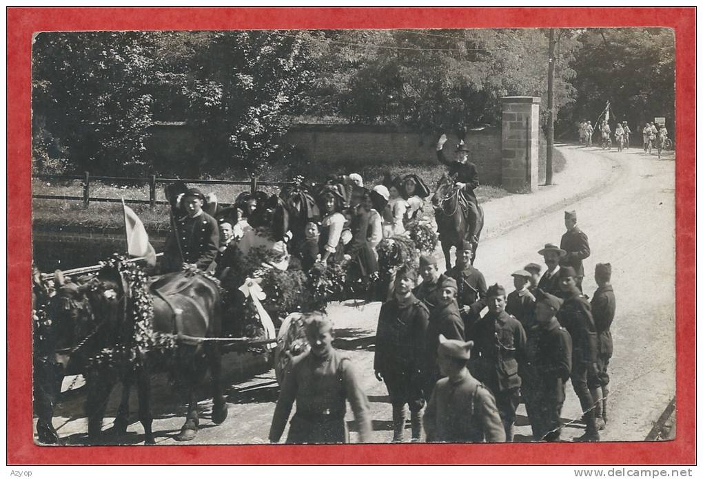 68 - NEUF BRISACH - Carte Photo - Soldats Français - 14 Juillet 1920 - Neuf Brisach