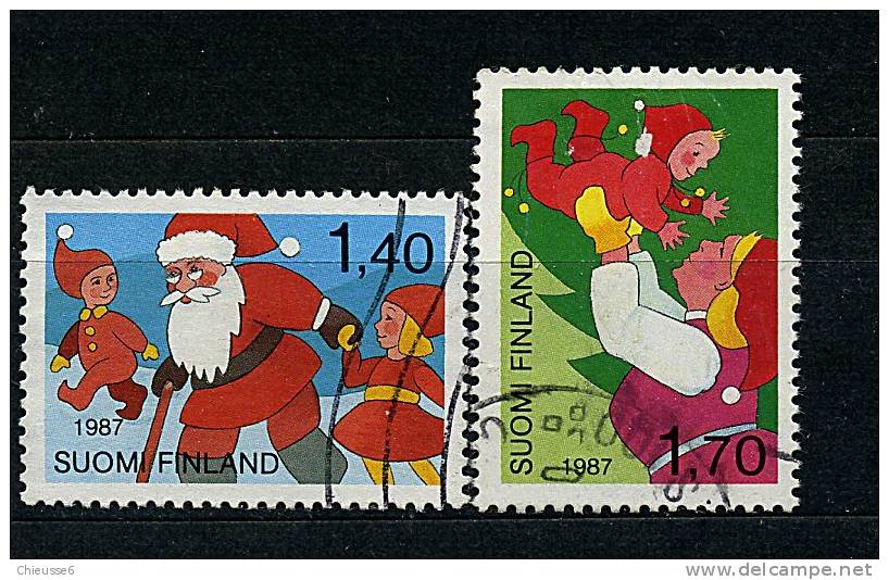 Finlande Ob N° 996/997 - Noël - Usati