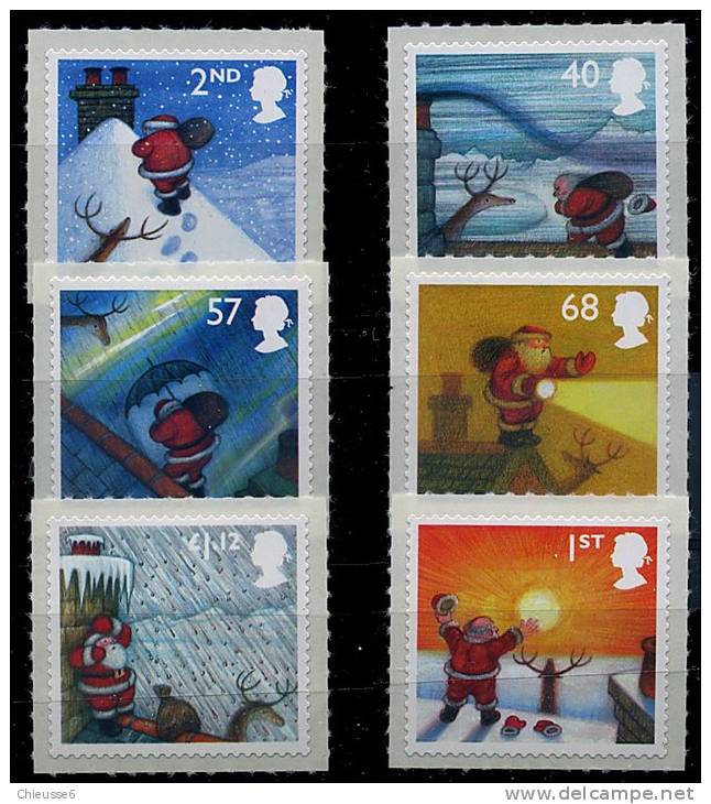 Gde Bretagne ** N° 2594 à 2599 - Noël - Unused Stamps