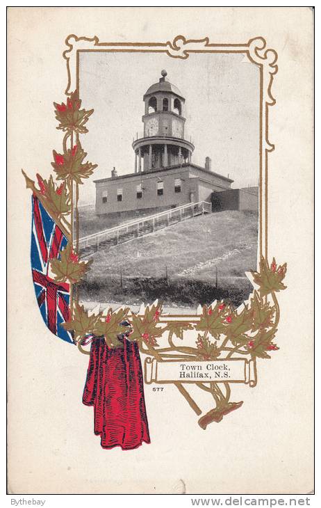 Town Clock, Halifax, NS 577 Postmark: Macoun SASK AU 30 10 - Halifax