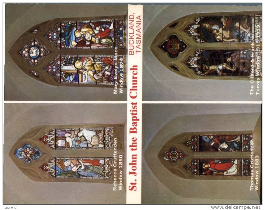 (666) Australia - TAS - St John Church Stained Glass Window - Otros & Sin Clasificación