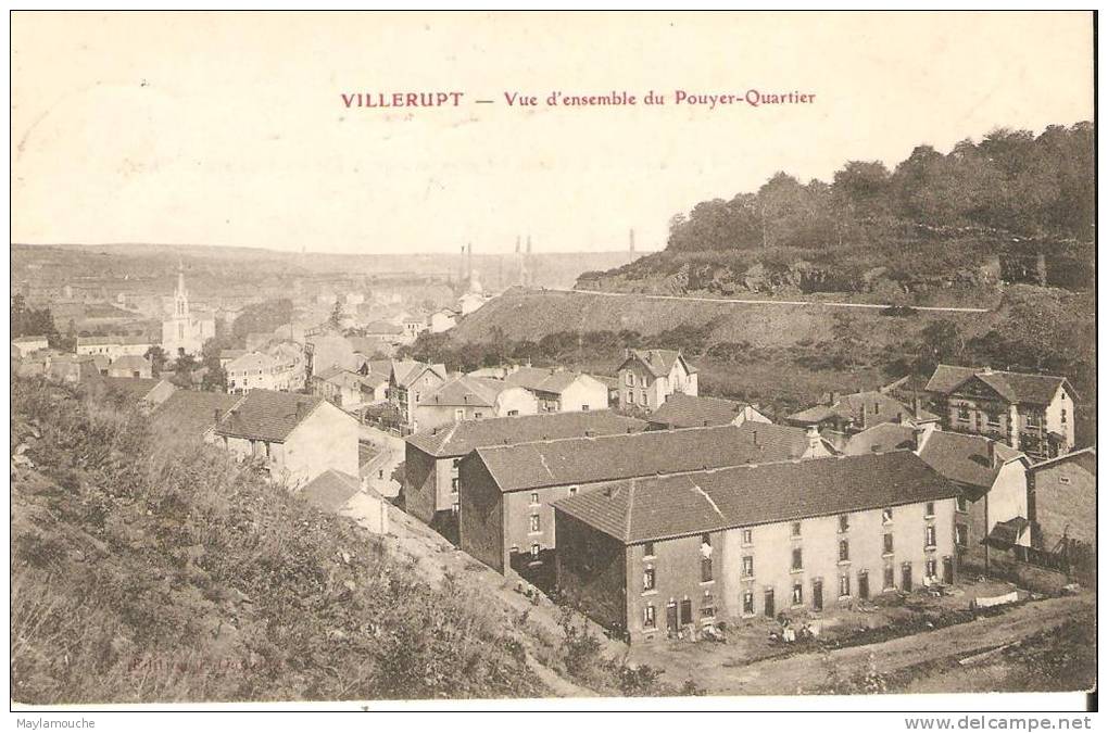 Villerupt Pouyer Quartier (timbre Allemand 1907 - Autres & Non Classés