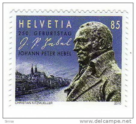 Switzerland / Johan Peter Hebel - Unused Stamps
