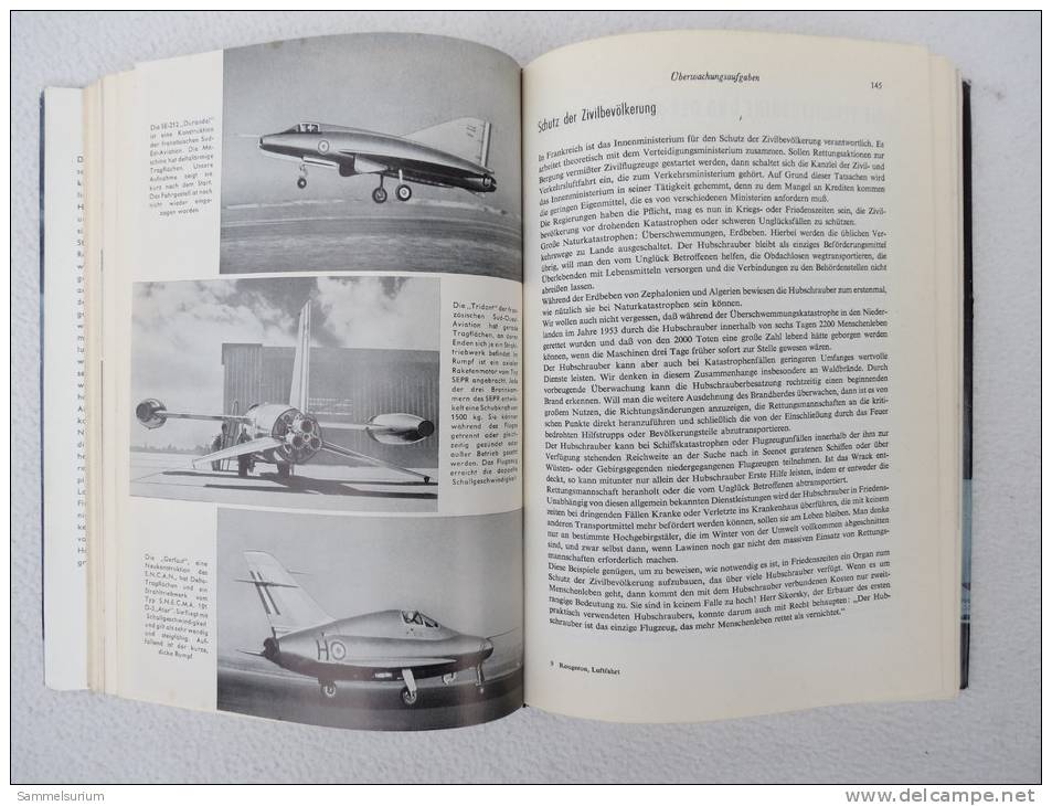 Camille Rougeron "Luftfahrt Heute" Mit Schutzumschlag, Von 1959 - Trasporti