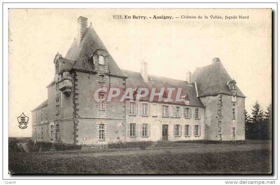 CPA Assigny Chateau De La Vallee Facade Nord - Autres & Non Classés