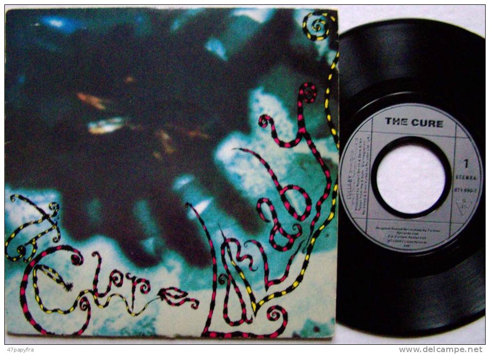 RARE 45T 7" THE CURE Lullaby M / M - Disco, Pop