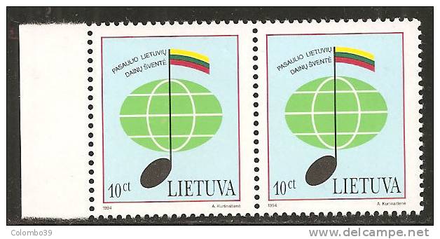 Lituania 1994 Nuovo** - Mi. 550/2; 554Q; 557/59; 560 Coppia - Lituania