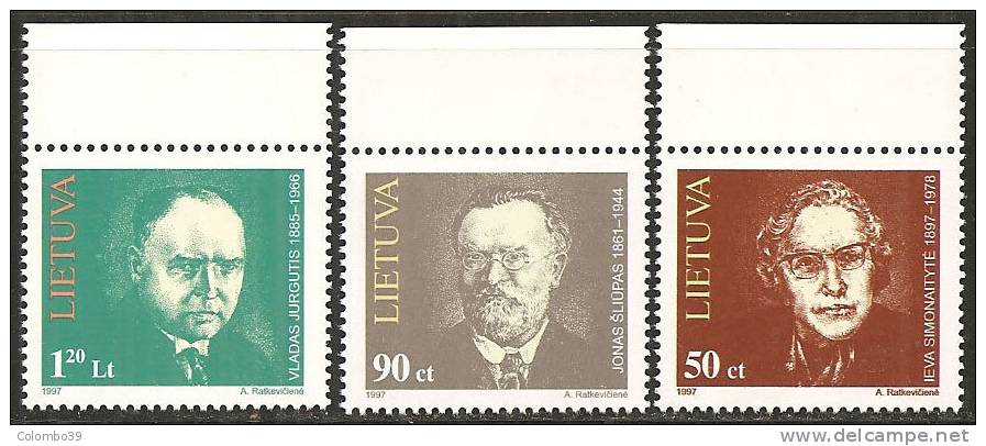 Lituania 1996/97 Nuovo** - Mi. 609; 613/16; 627/29 - Lituania