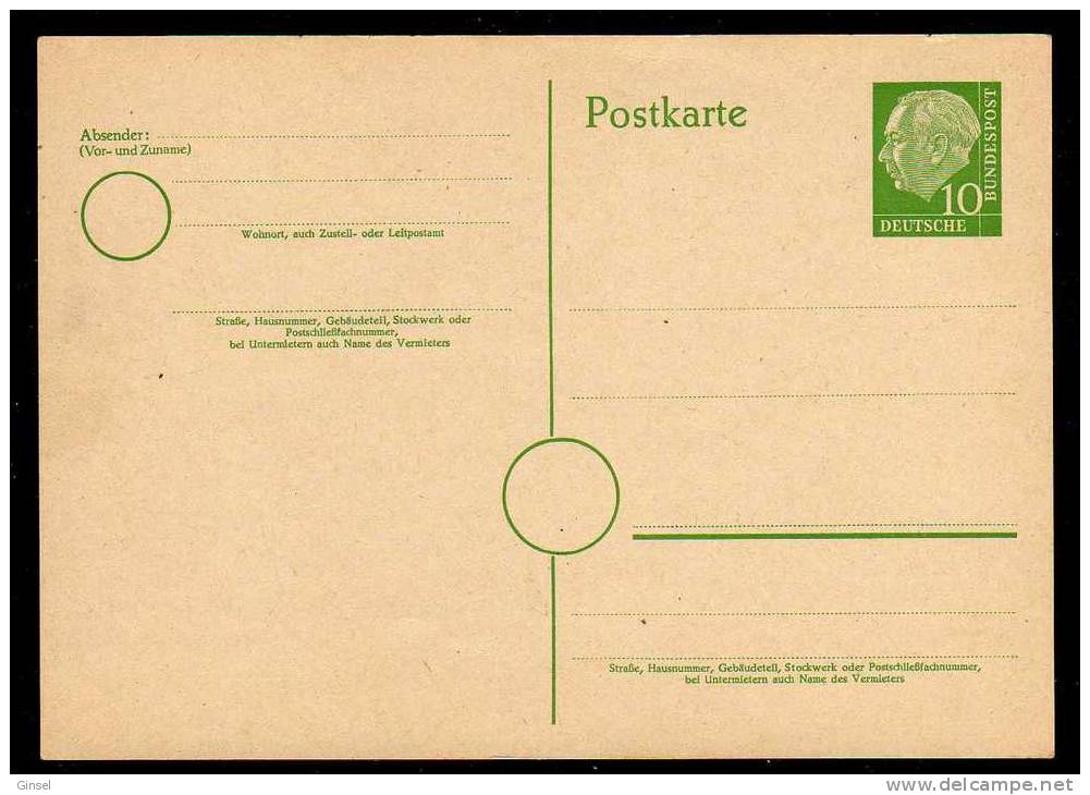 BRD P26 * - Cartes Postales - Neuves